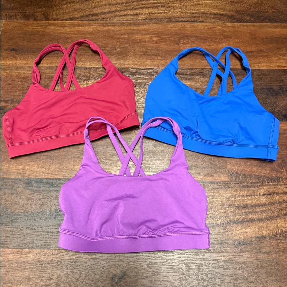 Lot of 3 Lululemon sports bras